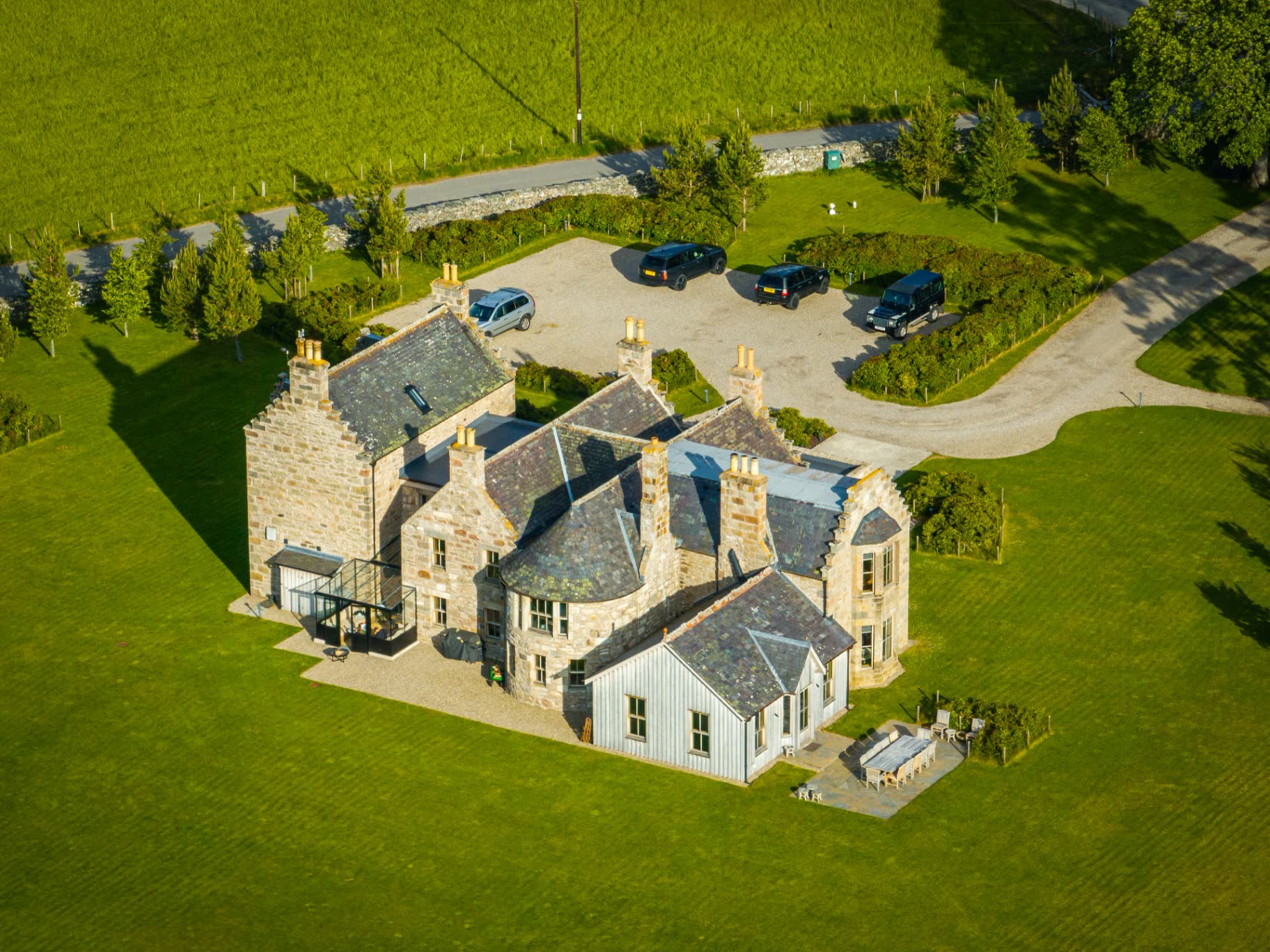 Architectural property aerial photography