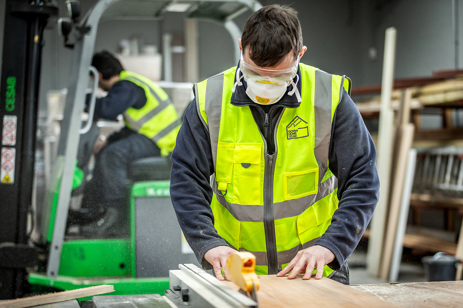 Corporate photography - construction workers