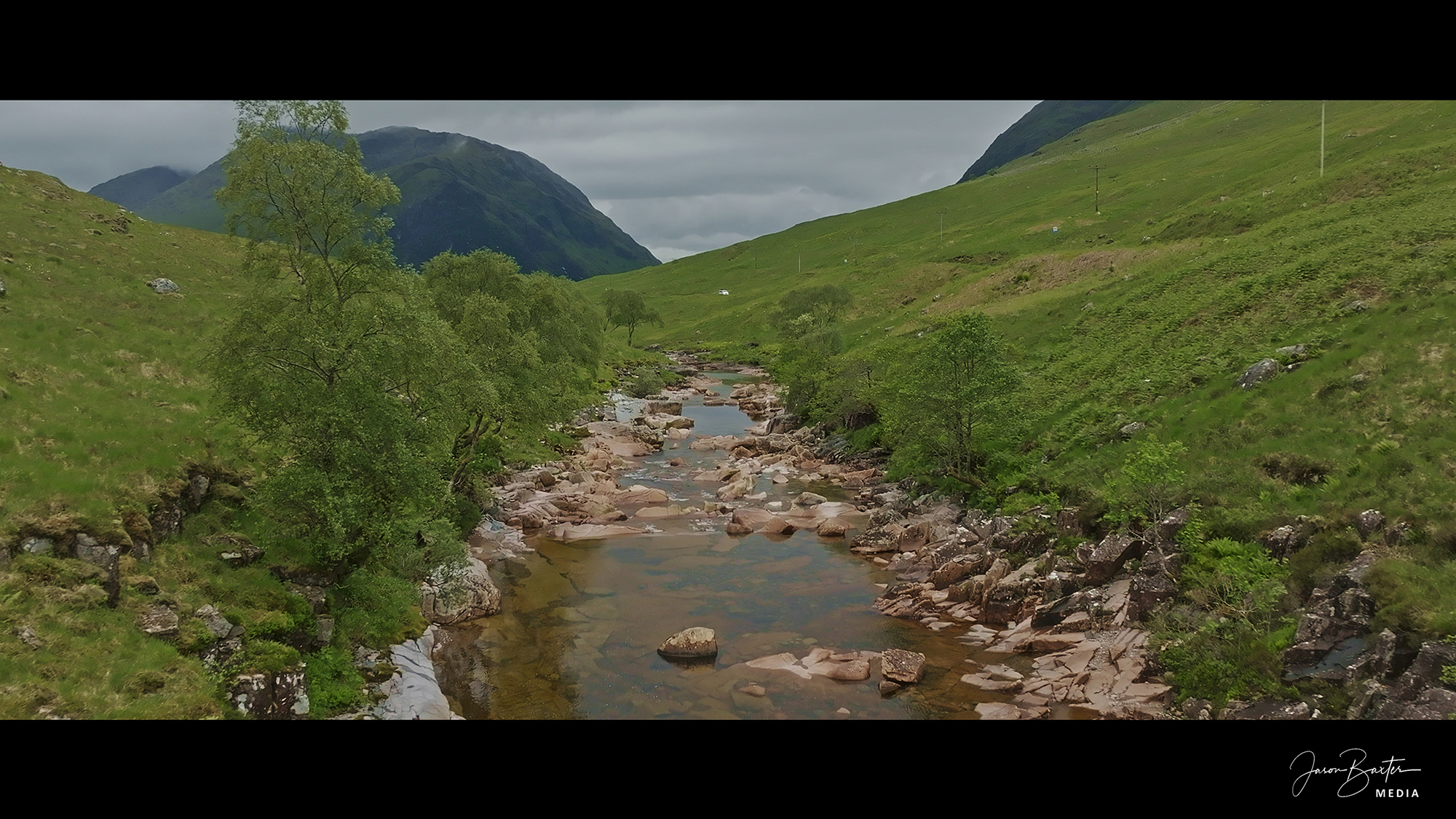 Aerial Views of Glen Etive...